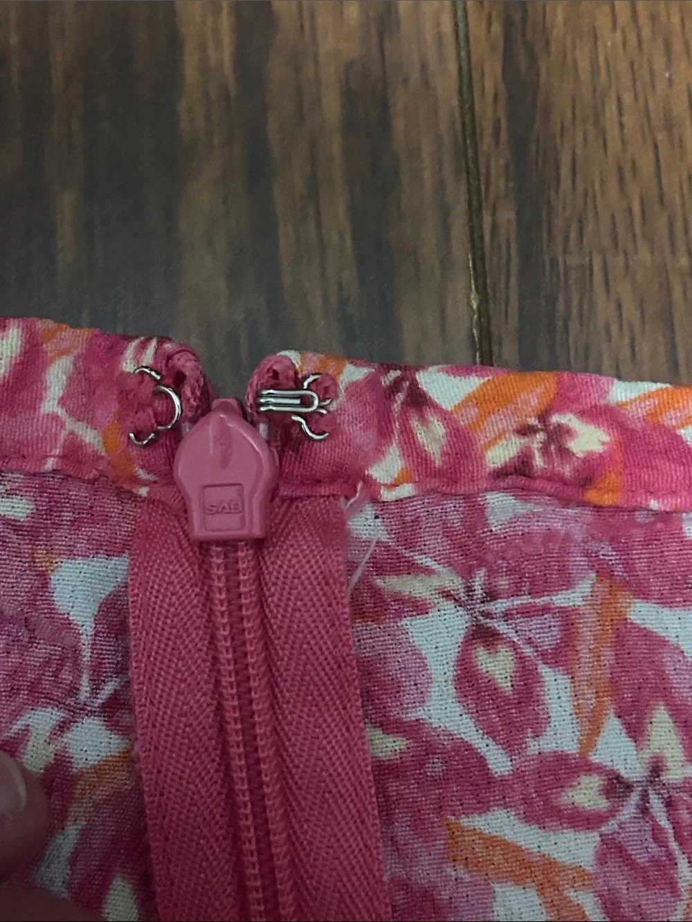 H&M Pink Floral Maxi Skirt